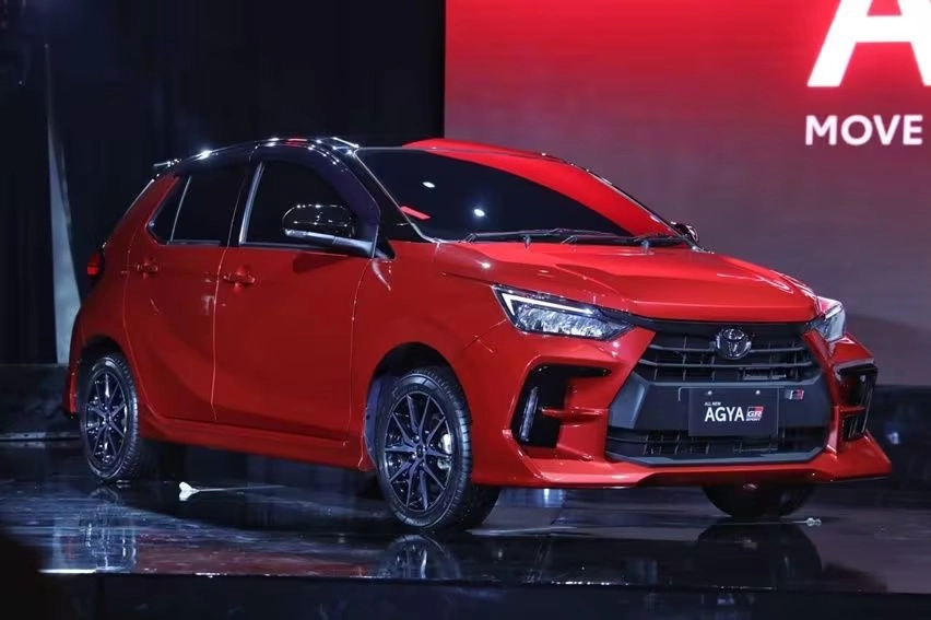 xe Toyota Wigo 2023 màu đỏ