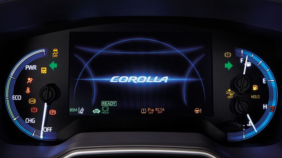 xe Toyota Corolla Altis 2022 bảng điện tử