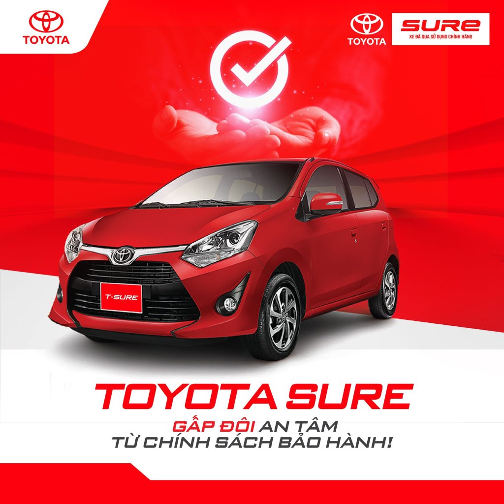 chinh sách bảo hành từ Toyota Sure Mỹ Đình