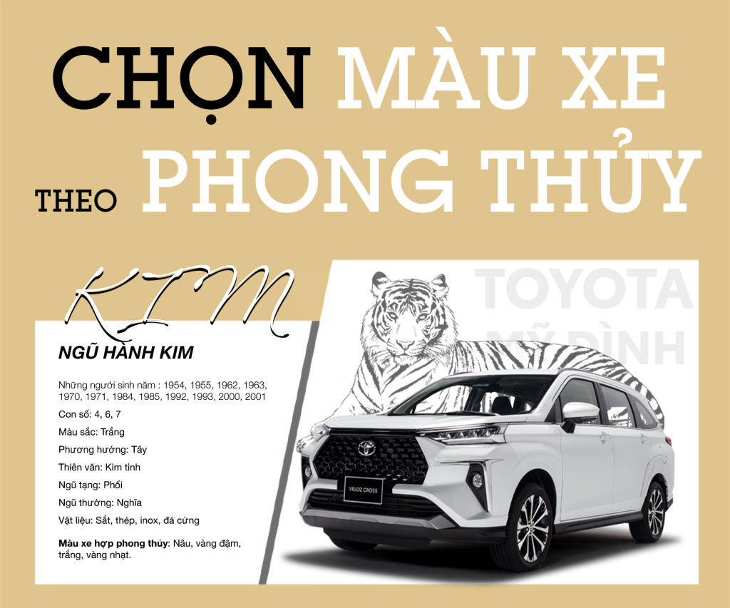 Chọn màu xe Raize phong thủy: Màu trắng