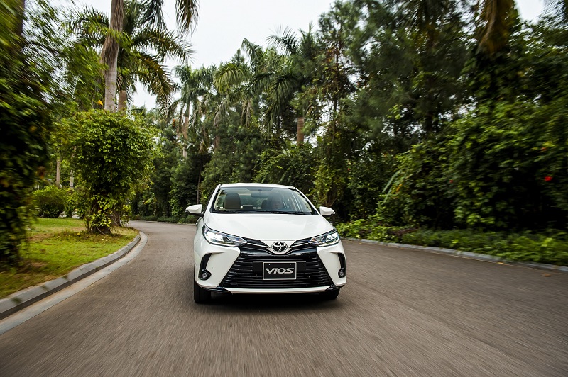 xe Vios 2023 màu trắng
