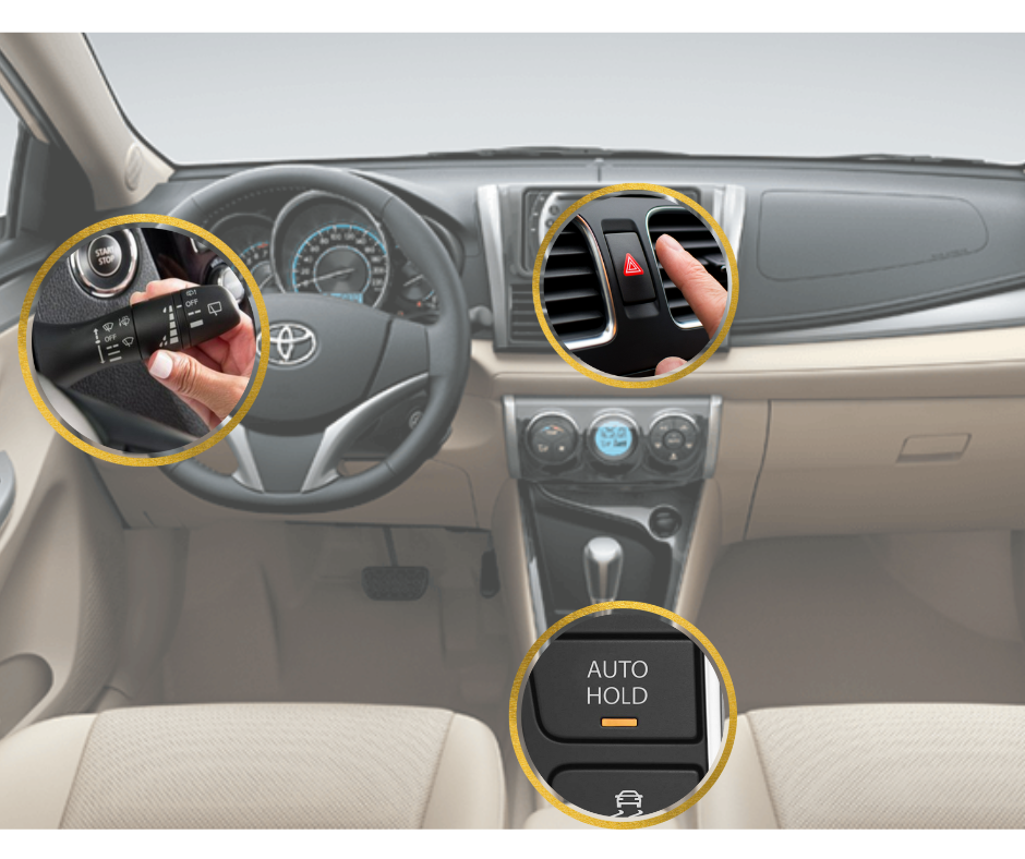 giới thiệu qua các chức năng trên xe Toyota